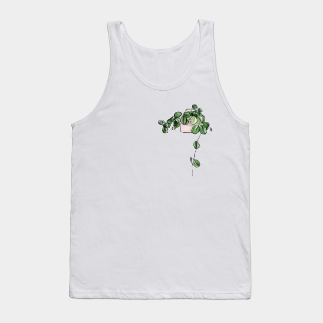 Plant Design Tank Top by megandavellafineart